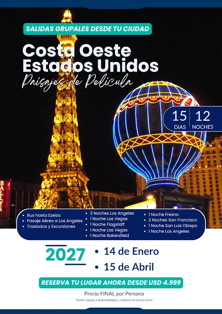 Detalle Costa oeste de Estados Unidos