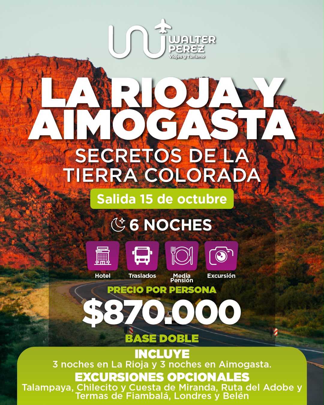 Detalle La Rioja y Aimogasta