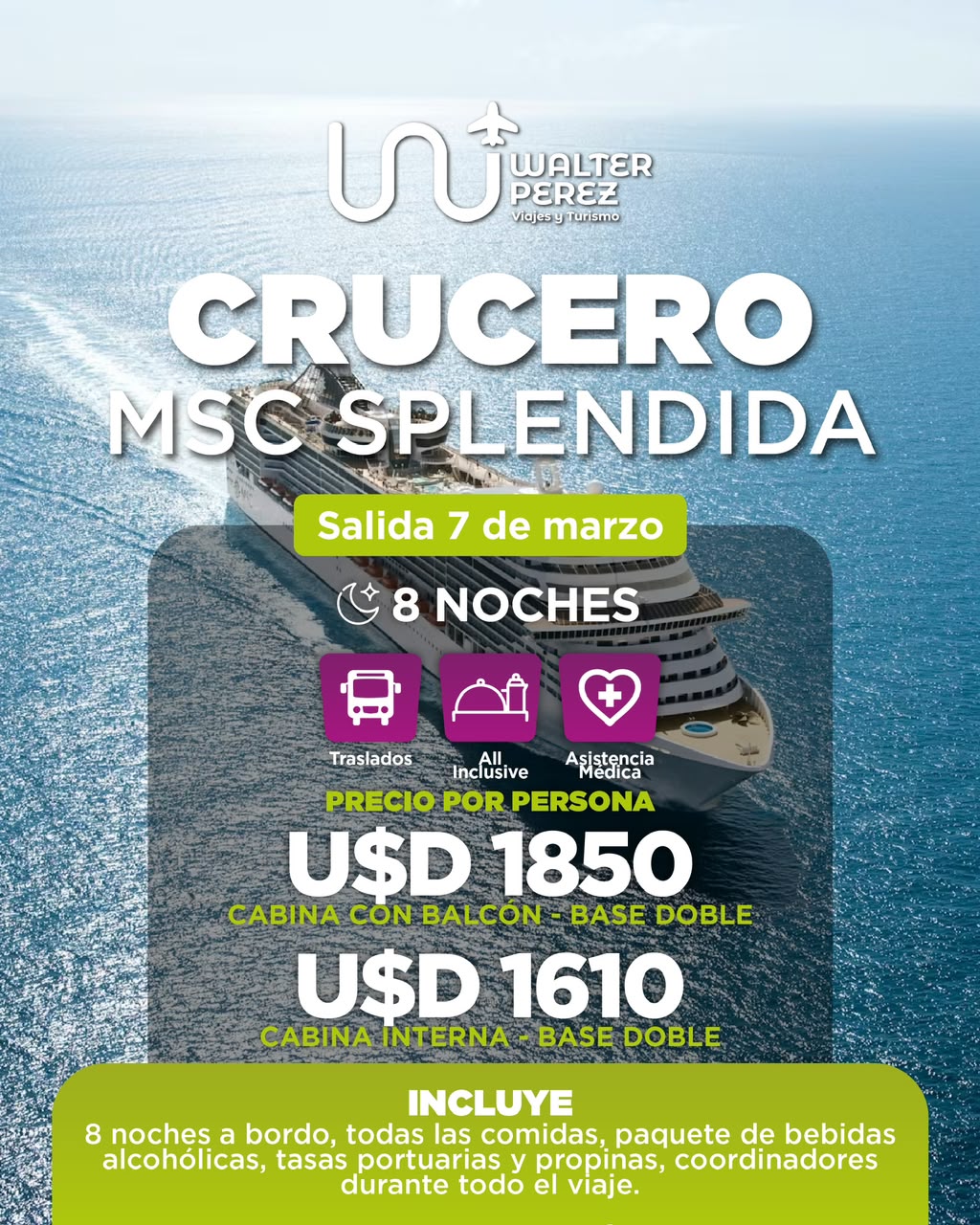 Crucero MSC Splendida